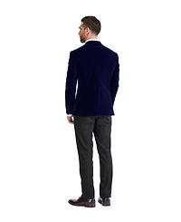 Braveman Men's 2-Piece Velvet Birdseye Lapel Slim-Fit Tuxedo