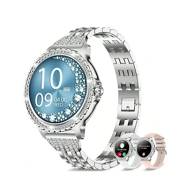 Ruxing Smart Smartwatch, Alexa Voice Assistant, Wireless Calling/Dialing, Call Reminder And Rejection, Multi-Sport Mode, Sms Reminder, 1.83-Inch Hd Sc