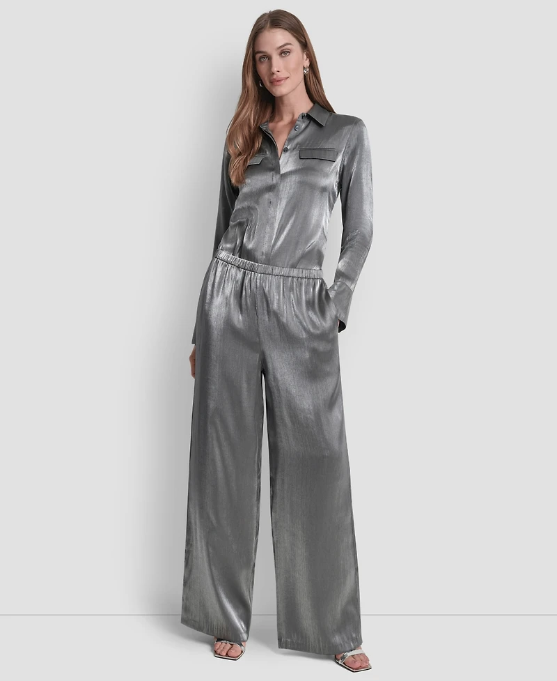 Dkny Women's Wide Leg Pants