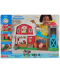 Little People Caring Fun Animal Farm Playset, 6 Play Pieces