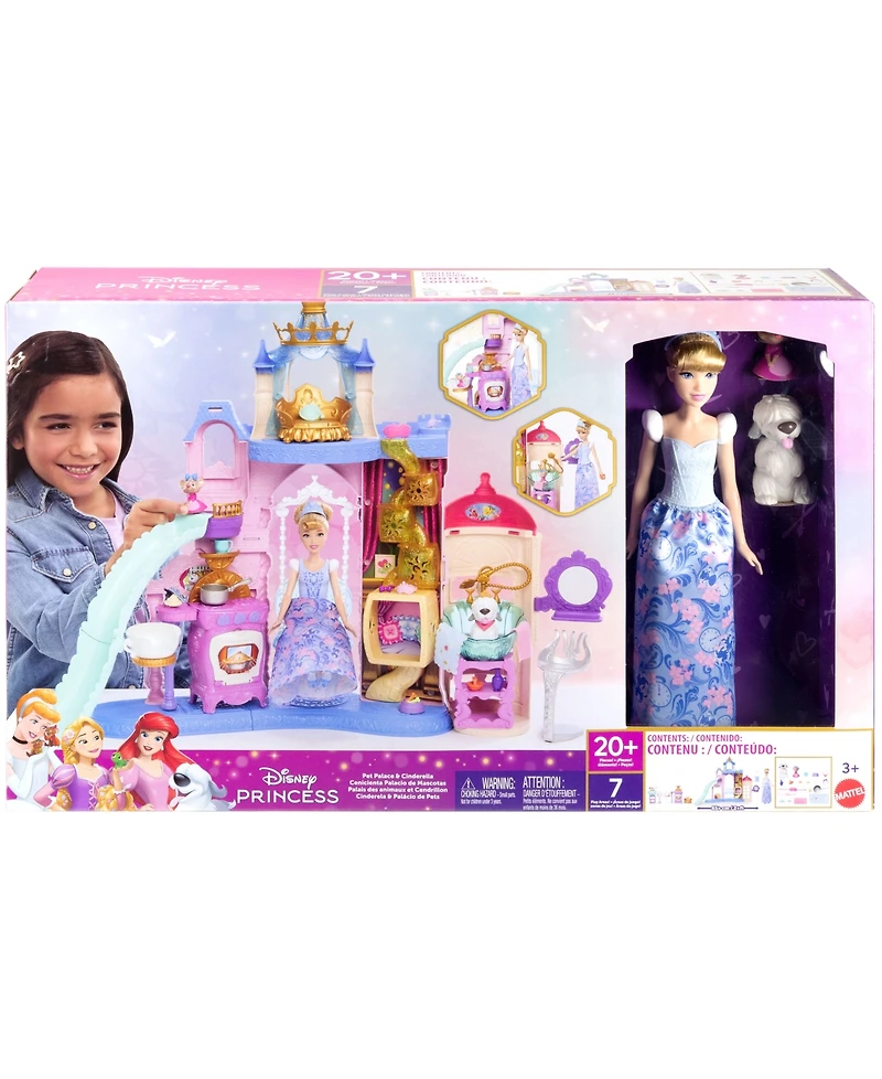 Disney Princess Pet Palace and Cinderella Fashion Doll