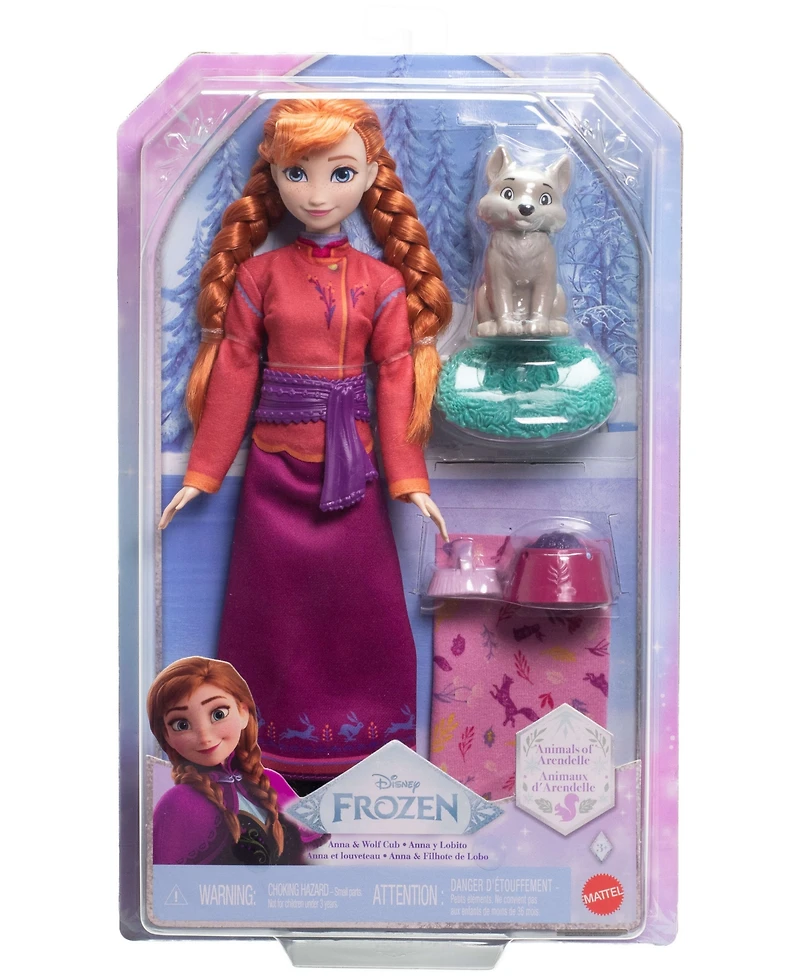Disney Princess Disney Frozen Anna Fashion Doll and Wolf Cub Figure