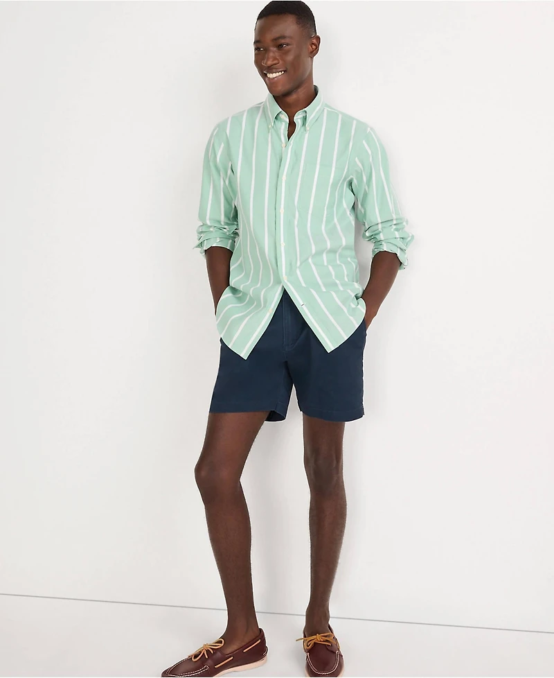 Lands' End Men's 6" Traditional Fit Comfort Waist Stretch Knockabout Chino Shorts