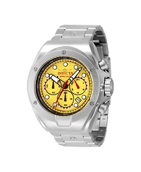 Invicta Men's 47748 Invicta Racing Quartz Chronograph Black, Yellow