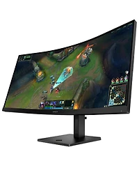 Hp Omen 34c G2 34" 21:9 Wqhd 180Hz Curved Va Lcd Gaming Monitor, Black