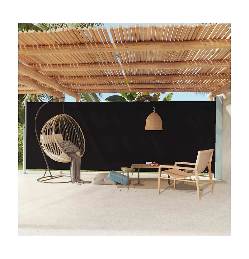 Patio Retractable Side Awning 78.7"x236.2