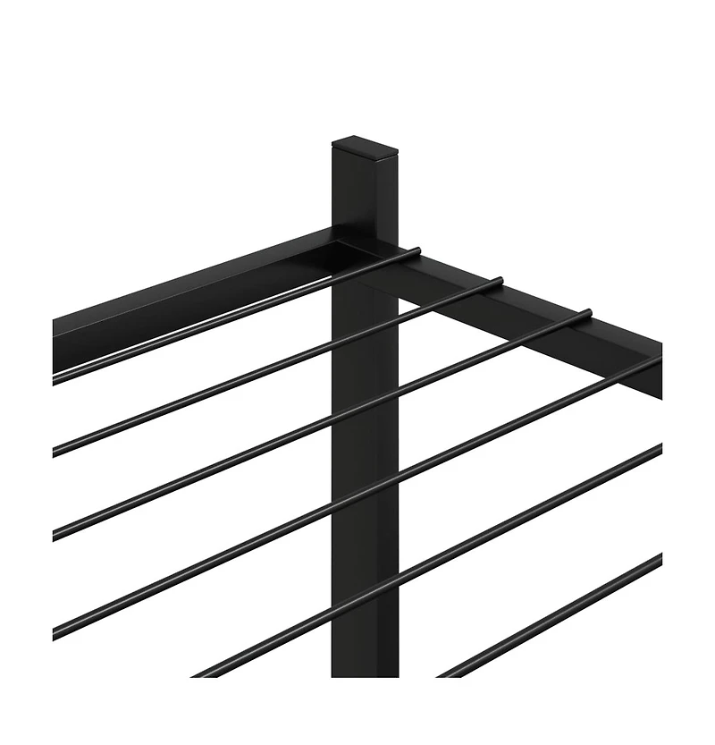 Flower Stand Black Powder-coated iron Medium Decorative Inlays