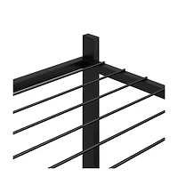 Flower Stand Black Powder-coated iron Medium Decorative Inlays