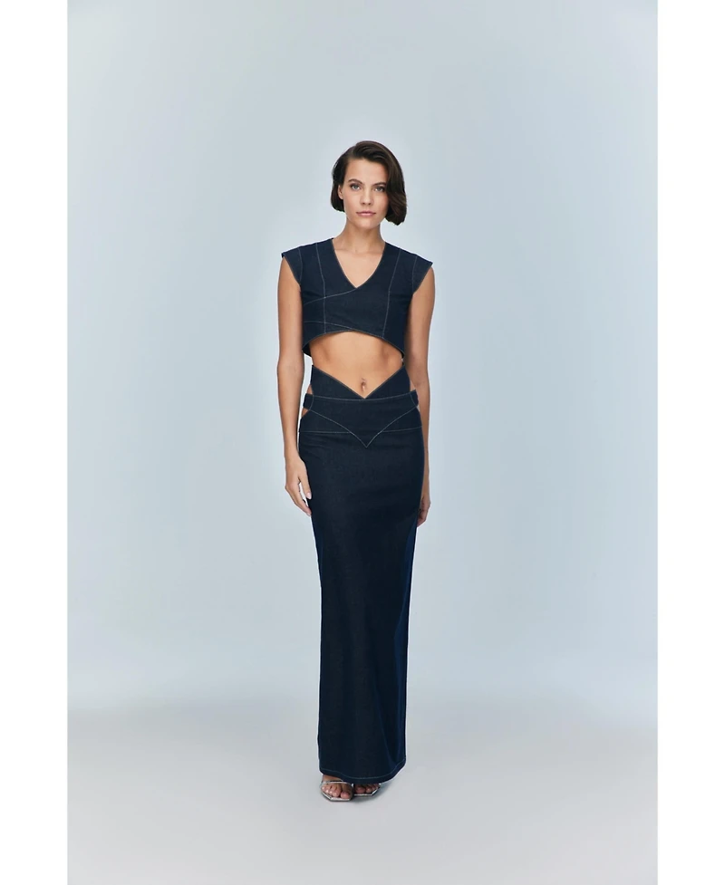 Jendue Women's Vonk Cut Out Skirt