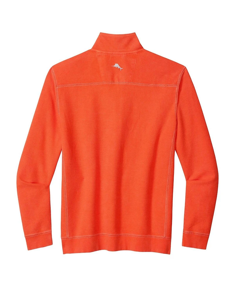 Tommy Bahama Men's Orange Cincinnati Bengals Sport Tobago Half-Zip Pullover Sweatshirt