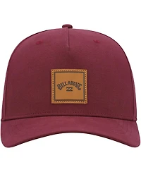 Billabong Men's Red Stacked Iii Snapback Hat