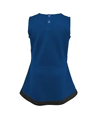 Outerstuff Girls Toddler Royal Indianapolis Colts Cheer Captain Dress with Bloomers