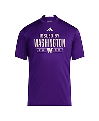 Adidas Men's Purple Washington Huskies 2025 Training Performance Team T-Shirt
