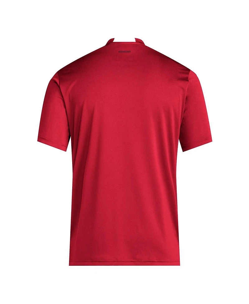 Adidas Men's Crimson Indiana Hoosiers 2025 Training Performance Team T-Shirt
