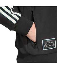 Adidas Men's Black Newcastle United Terrace Icons Full-Zip Track Jacket