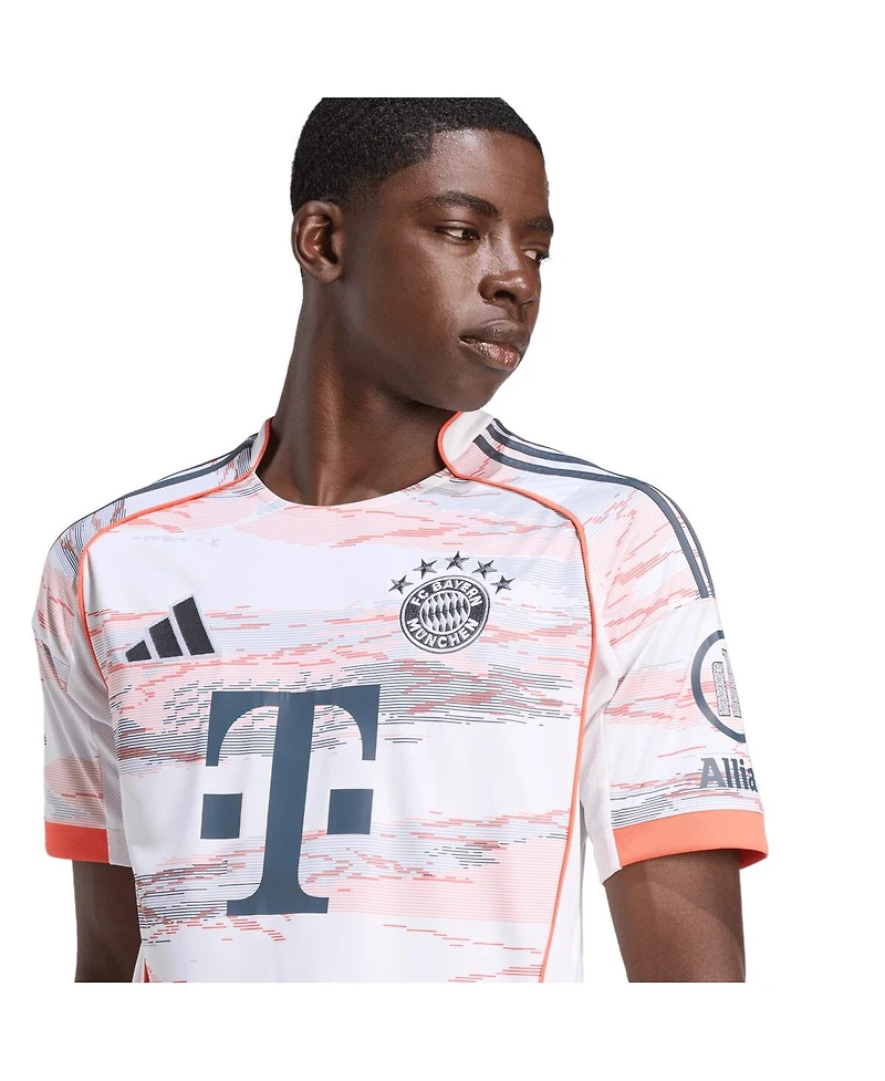 Adidas Men's White Bayern Munich 2025/26 Away Replica Jersey
