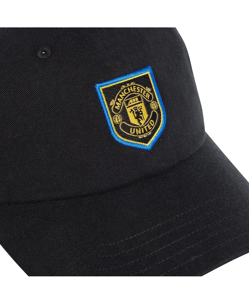 Adidas Men's and Women's Black Manchester United Third Adjustable Dad Hat