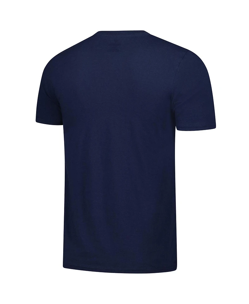 Fanatics Unlabeled Men's Navy Virginia Cavaliers Basic Arch T-Shirt