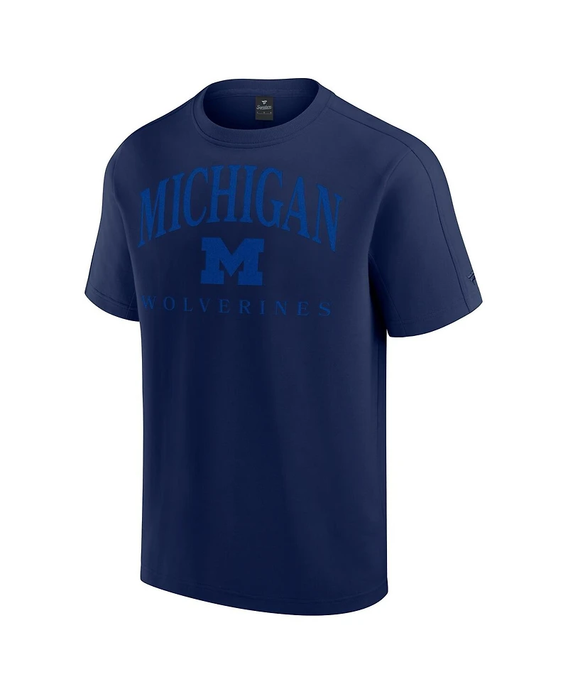 Fanatics Men's Navy Michigan Wolverines Flex Tri-Blend T-Shirt