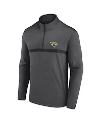 Fanatics Men's Charcoal Jacksonville Jaguars Head-to-Head Quarter-Zip Pullover Sweatshirt