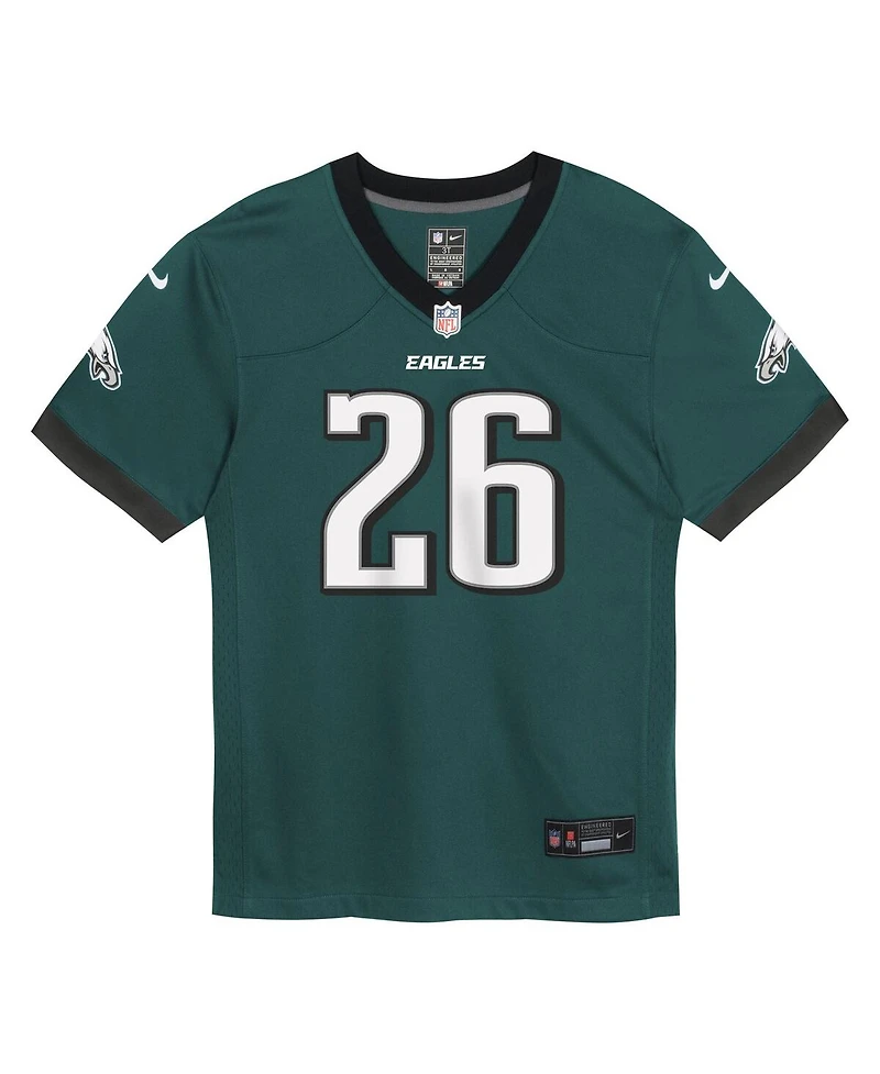 Nike Baby Boys and Girls Saquon Barkley Midnight Green Philadelphia Eagles Team Player Game Jersey