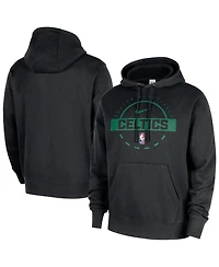 Nike Men's Black Boston Celtics 2025/26 Authentic Practice Club Pullover Hoodie