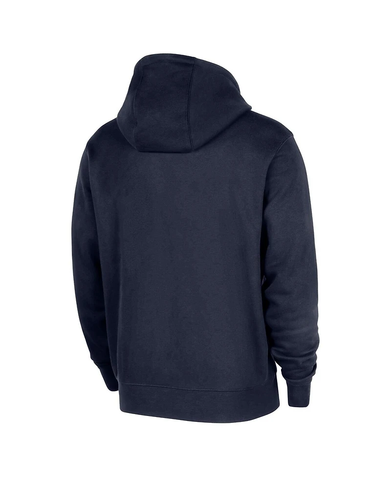 Nike Men's Navy Washington Wizards 2025/26 Authentic Practice Club Pullover Hoodie