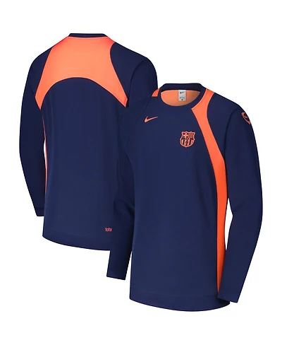 Nike Men's Navy Barcelona Third 2025/26 T90 Pullover Sweatshirt