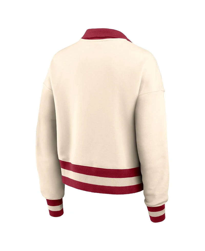 Nike Women's Tan Usc Trojans Legacy Half-Zip Sweatshirt