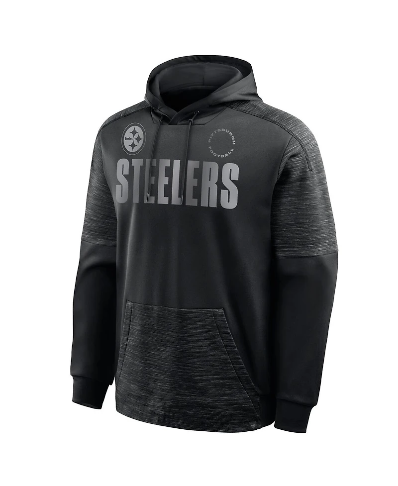 Fanatics Men's Black Pittsburgh Steelers Chip Shot Pullover Hoodie