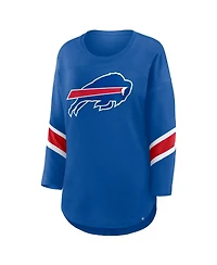 Fanatics Women's Royal Buffalo Bills Redzone 3/4-Sleeve T-Shirt