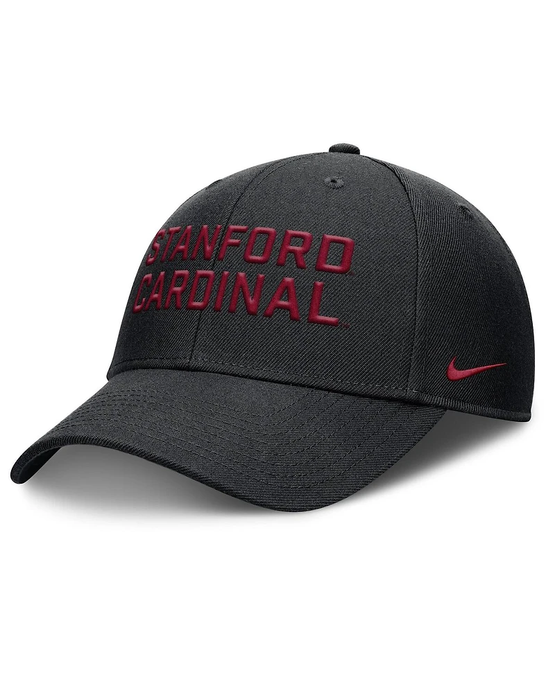 Nike Men's Black Stanford Cardinal Rise Practice Adjustable Hat