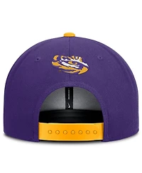 Nike Men's Purple/Gold Lsu Tigers 2025 On-Field Patch Pro Dri-fit Snapback Hat