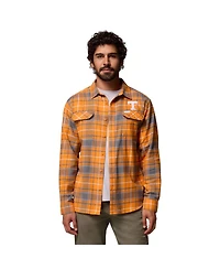 Columbia Men's Tennessee Orange Tennessee Volunteers Omni-Wick Flannel Long Sleeve Button-Up Shirt