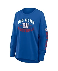 Fanatics Women's Royal New York Giants Hometown Legacy Long Sleeve T-Shirt
