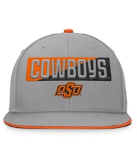 Fanatics Men's Gray Oklahoma State Cowboys Duo Snapback Hat