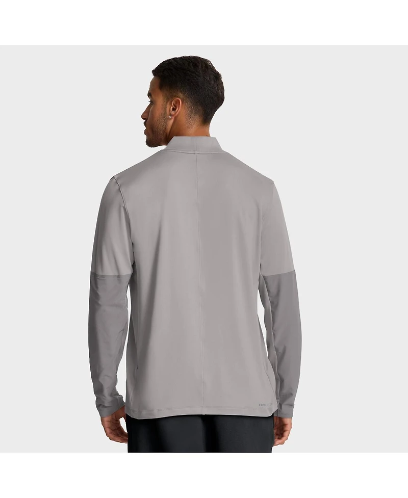 Nike Men's Gray Ohio State Buckeyes One Goal Performance Half-Zip Pullover Sweatshirt