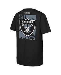 Outerstuff Big Boys and Girls Black Las Vegas Raiders Posterize T-Shirt