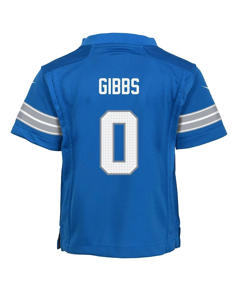 Nike Toddler Jahmyr Gibbs Blue Detroit Lions Game Jersey