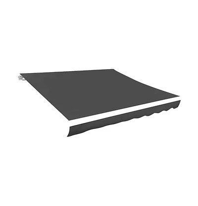 vidaXL Awning Anthracite Polyester with Pu coating 118.1 x 98.4 in