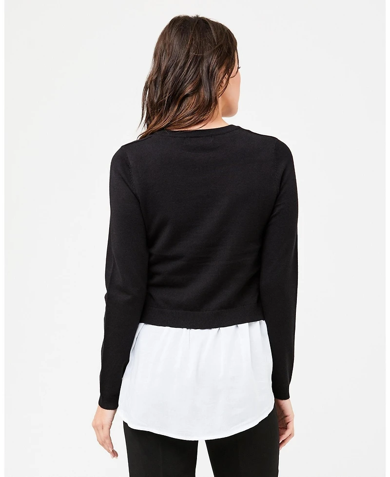 Ripe Maternity Pia Nursing Knit Black