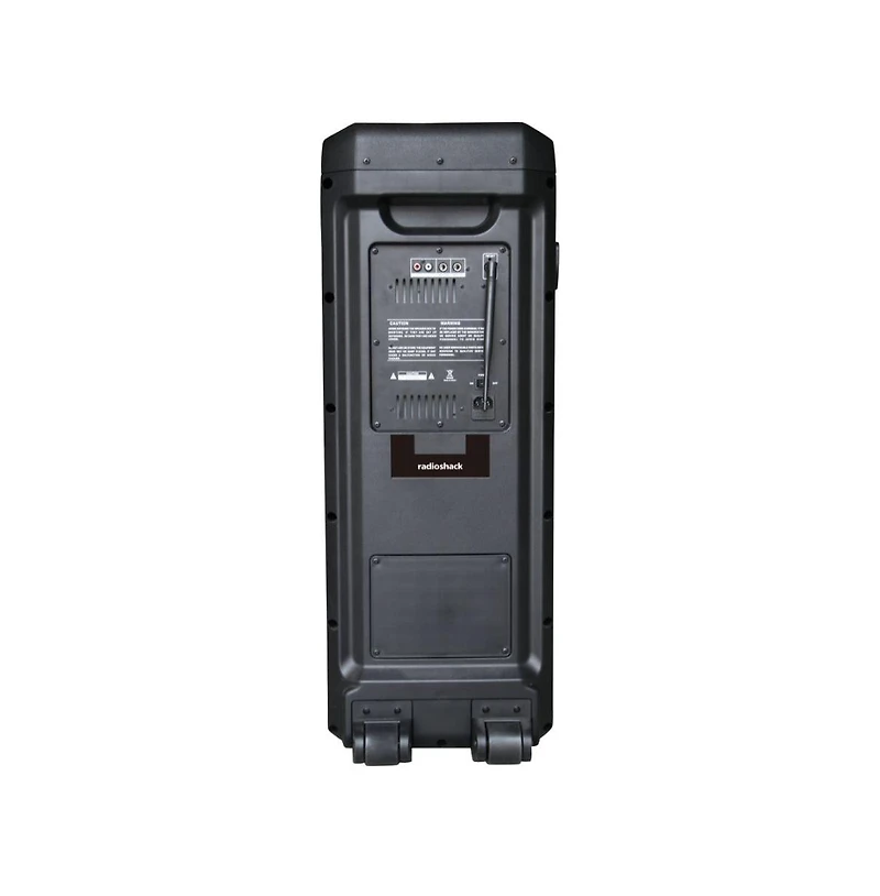 RadioShack 250W Tower Party Pa Speaker with 8 inch Woofer and Lights 4001943