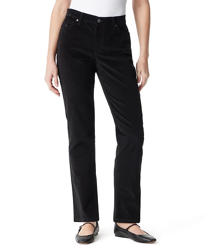 Gloria Vanderbilt Women's Amanda Cord Casual Pants, Regular & Short