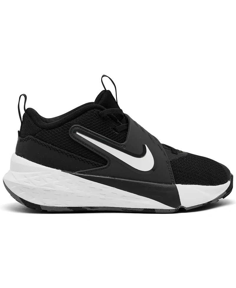 Nike Little Kids Team Hustle D 12 Fastening Strap Basketball Sneakers from Finish Line