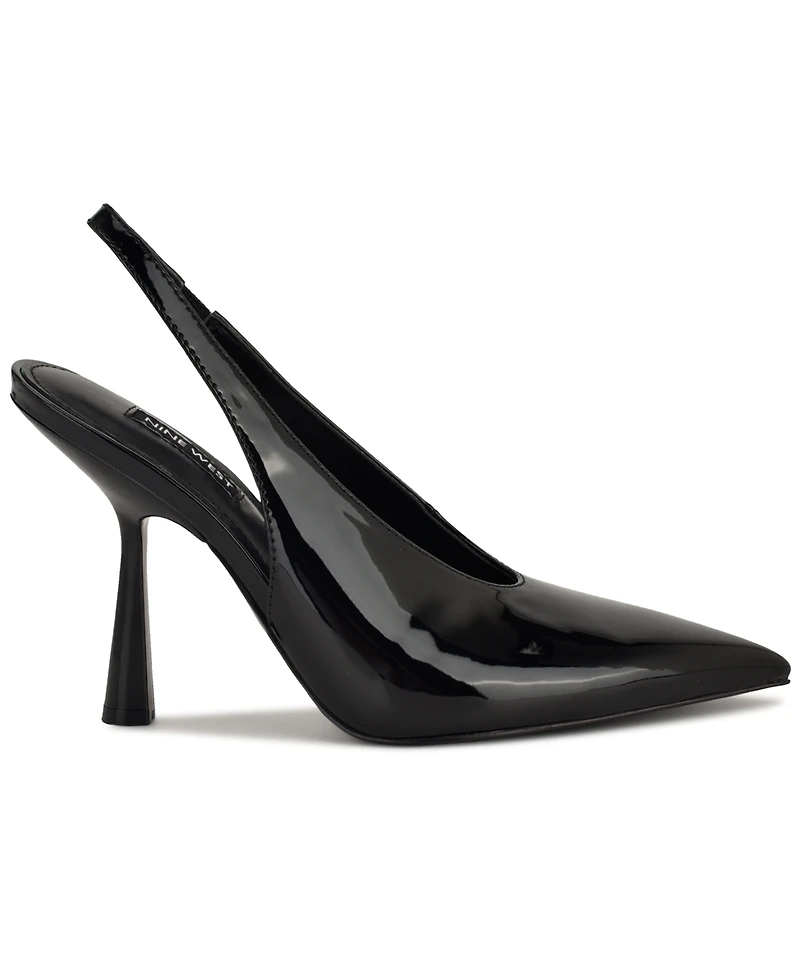 Nine West Women's Kates Pointy Toe Dress Slingback Pumps