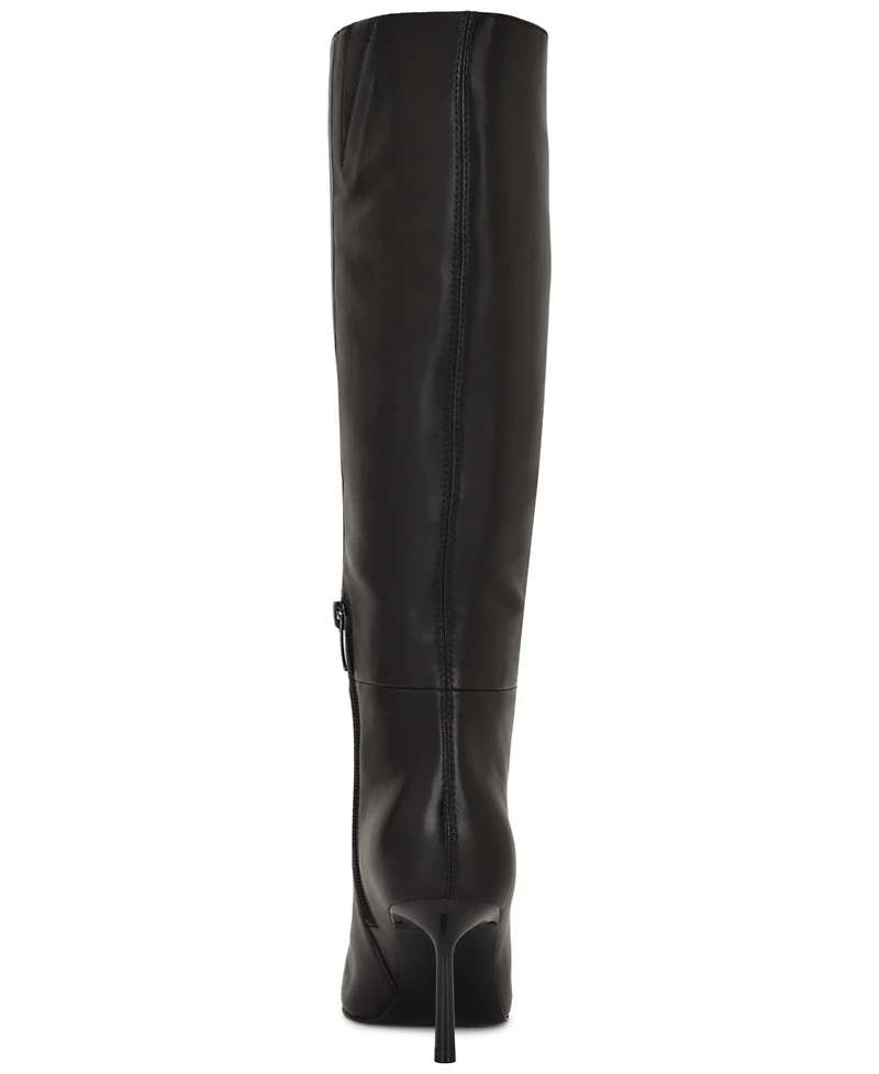 Nine West Women's Nomas Pointed Toe Tall Dress Boots