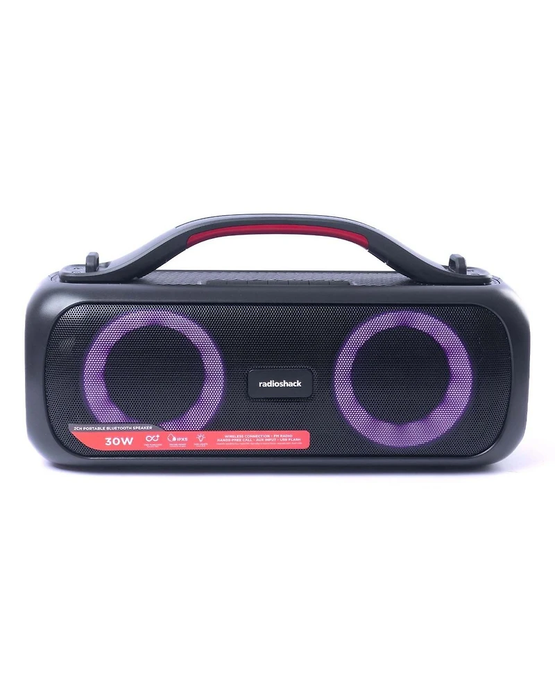 RadioShack 2 Channel Bluetooth Portable Outdoor Speaker with Fm Radio 4001764