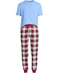 Lands' End Men's Knit Jersey Pajama Sleep Set