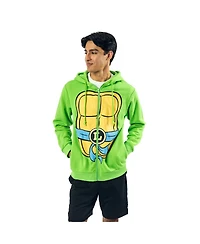 Teenage Mutant Ninja Turtles Leonardo Long Sleeve Men's Green Cosplay Hoodie