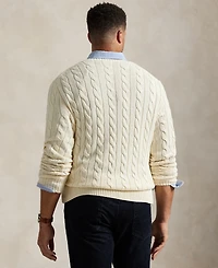 Polo Ralph Lauren Men's Big & Tall Cable-Knit Cotton Sweater